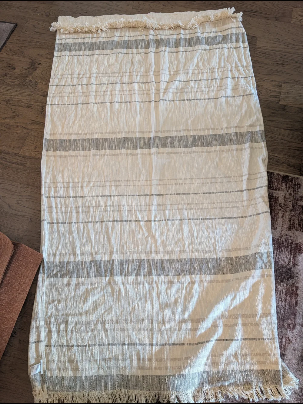 Anthropologie Joey Plaid Curtain Panels